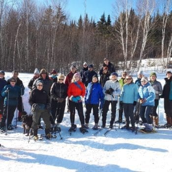 Snowshoers group photo