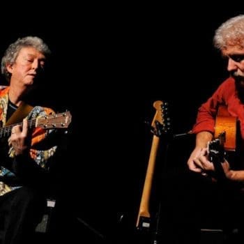 Scott MacMillan & Brian Doyle playing guitars