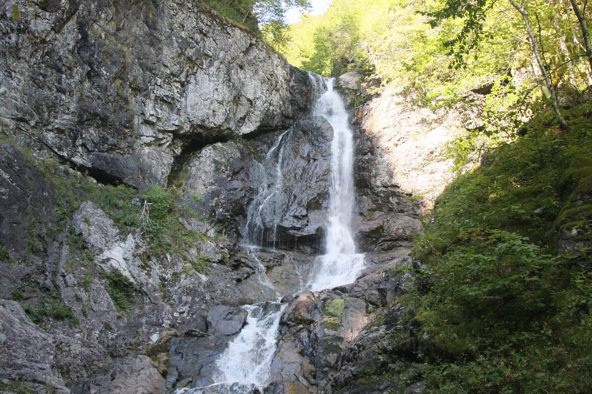 Uisge Ban Falls near baddeck cabot trail
