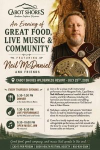 Neil McDaniel Conert at Cabot Shores 2026