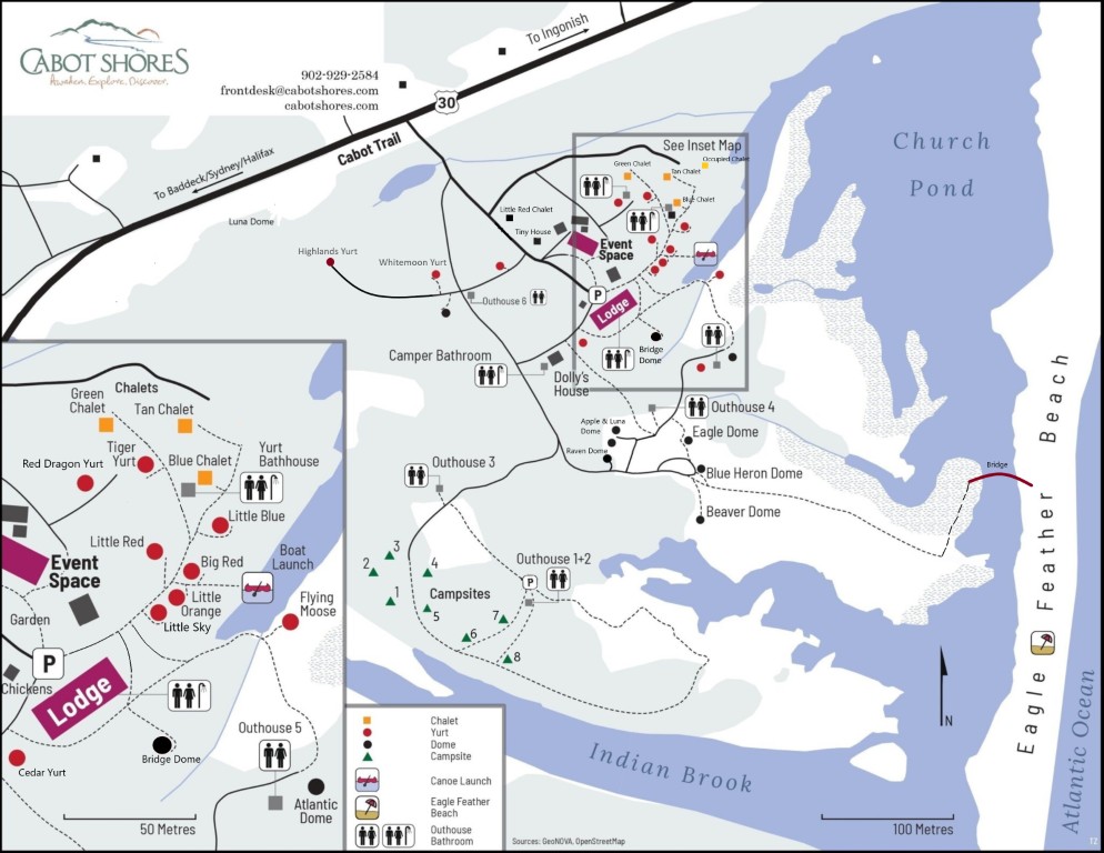Cabot Shores Map