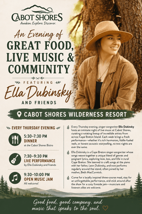 Ella Dubinsky Every Thursday Concert at Cabot Shores 1