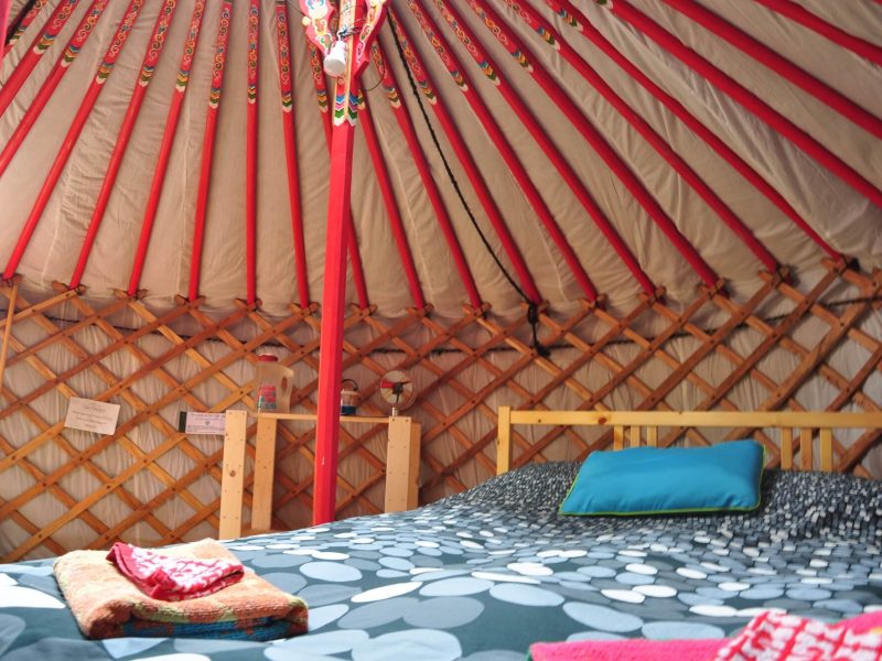Stay in Small Mongolian Yurts