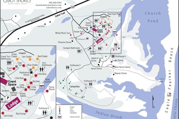 Stay-Camping Cabot Shores Map