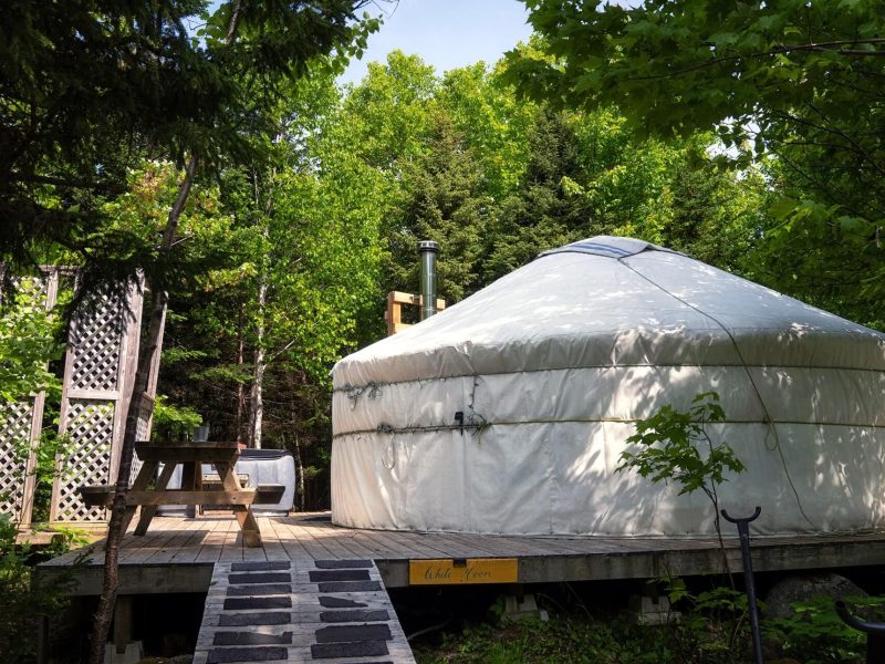 Stay in Large Mongolian Yurts