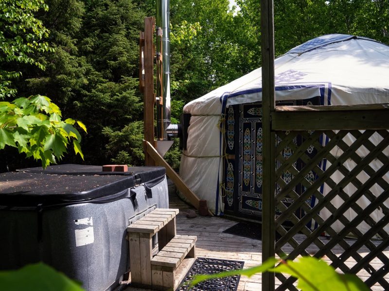 Stay in Large Mongolian Yurts