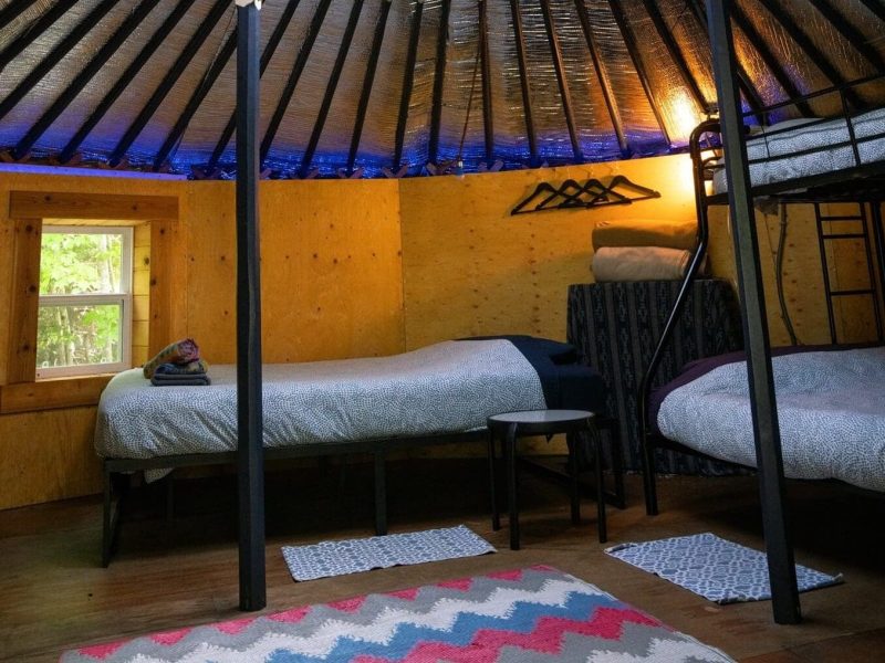 Stay in Large Mongolian Yurts