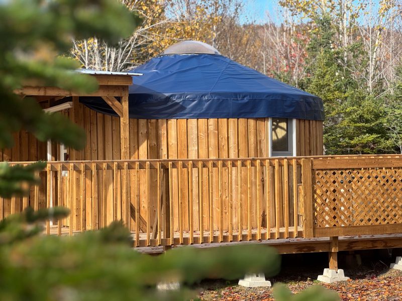 The Highlands Yurt at Cabot Shores The Highland Yurt Main Photo