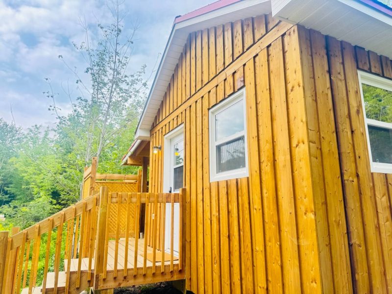 Little Red Chalet Exterior right corner