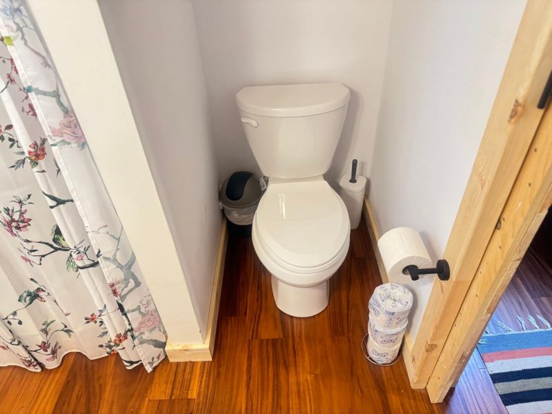 Little Red Chalet Toilet
