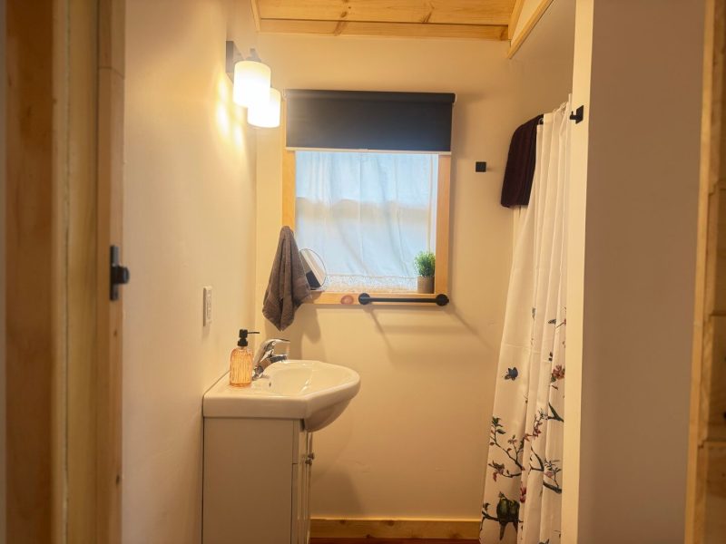Little Red Chalet bathroom sink